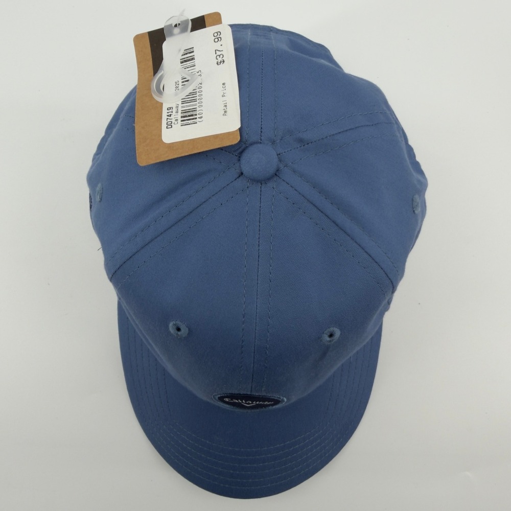 NEW Callaway Golf Cap Blue Embroidered Berkeley Springs‎ C.C. Logo Adjustable - Picture 2 of 6